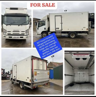 2011 Isuzu Forward Refrigerated Box c/w tail lift